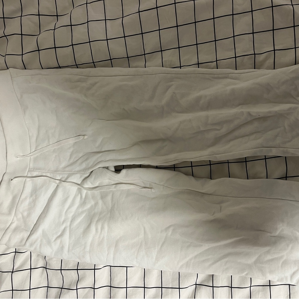Brandy Melville White Wide Leg Pants
